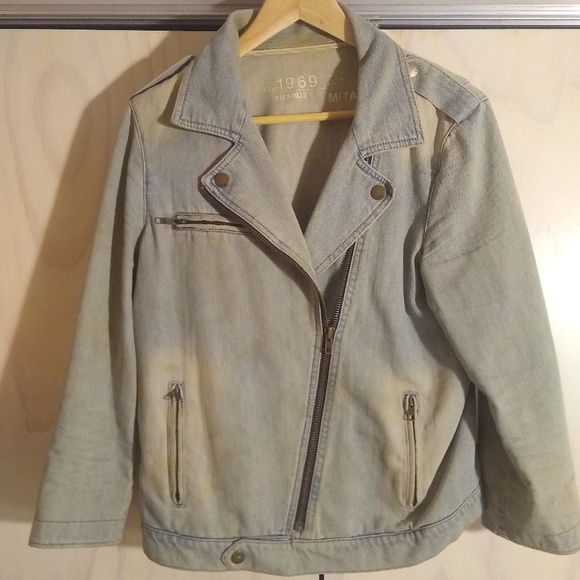 gap denim moto jacket